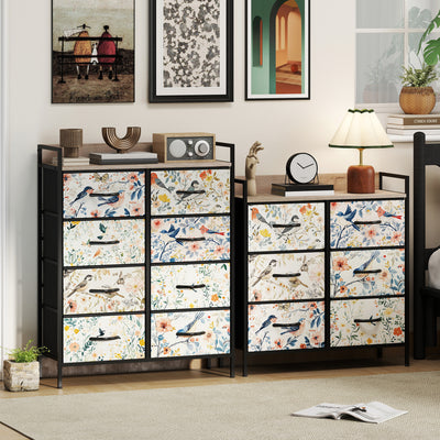 HOMCOM 6-Drawer Chest of Drawers - White 