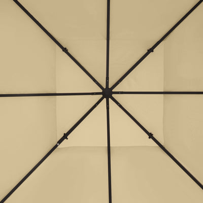 Outsunny Gazebo Roof Replacement, for 3 x 4m Frames - Cream 