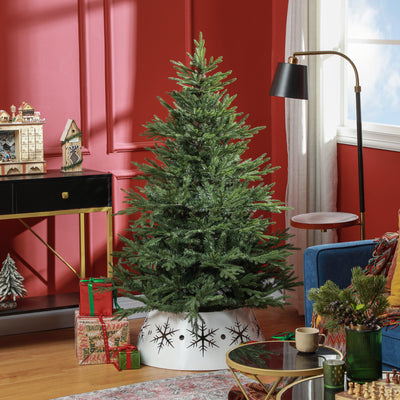 HOMCOM 5ft Bushy and Bare Artificial Christmas Tree - Green 