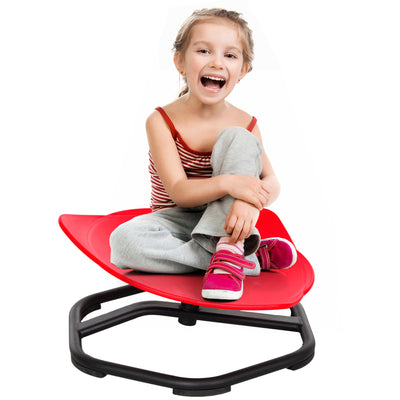 AIYAPLAY Sensory Spinning Chair for Kids, for Coordination, Balance, Red 