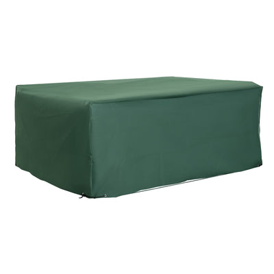 Outsunny 600D Oxford Patio Set Cover Outdoor Garden Rattan Furniture Protection Cover Protector Waterproof Anti-UV, Green, 210 x 140 x 80cm 
