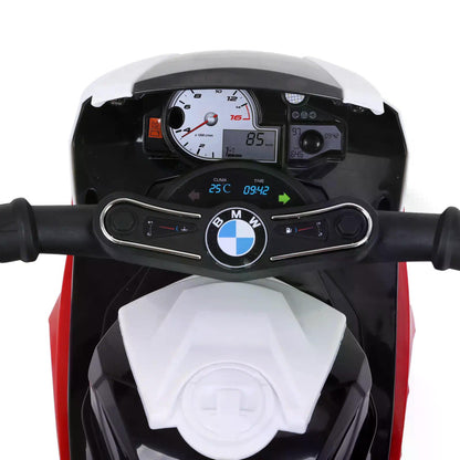 HOMCOM Electric Motorbike for Kids Ride on BMW Motorbike W/Headlights and Music, 6 V-Red 