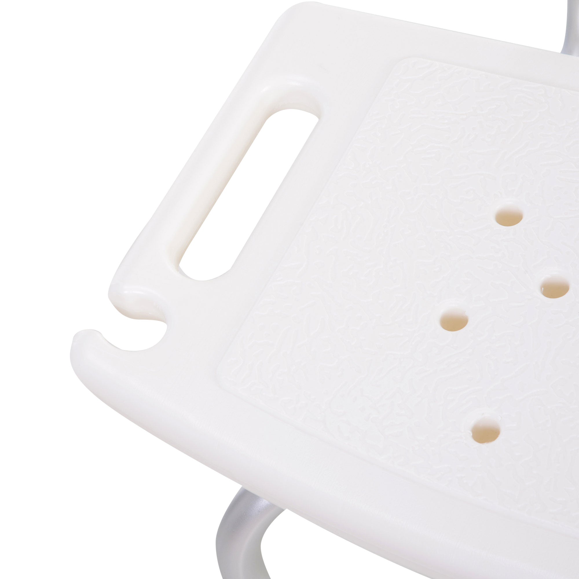 HOMCOM Bath Chair Shower Stool Safety Seat Bathroom Adjustable Positions Elderly Aids 