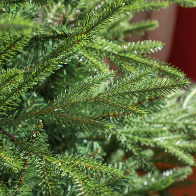 HOMCOM 5ft Bushy and Bare Artificial Christmas Tree - Green 