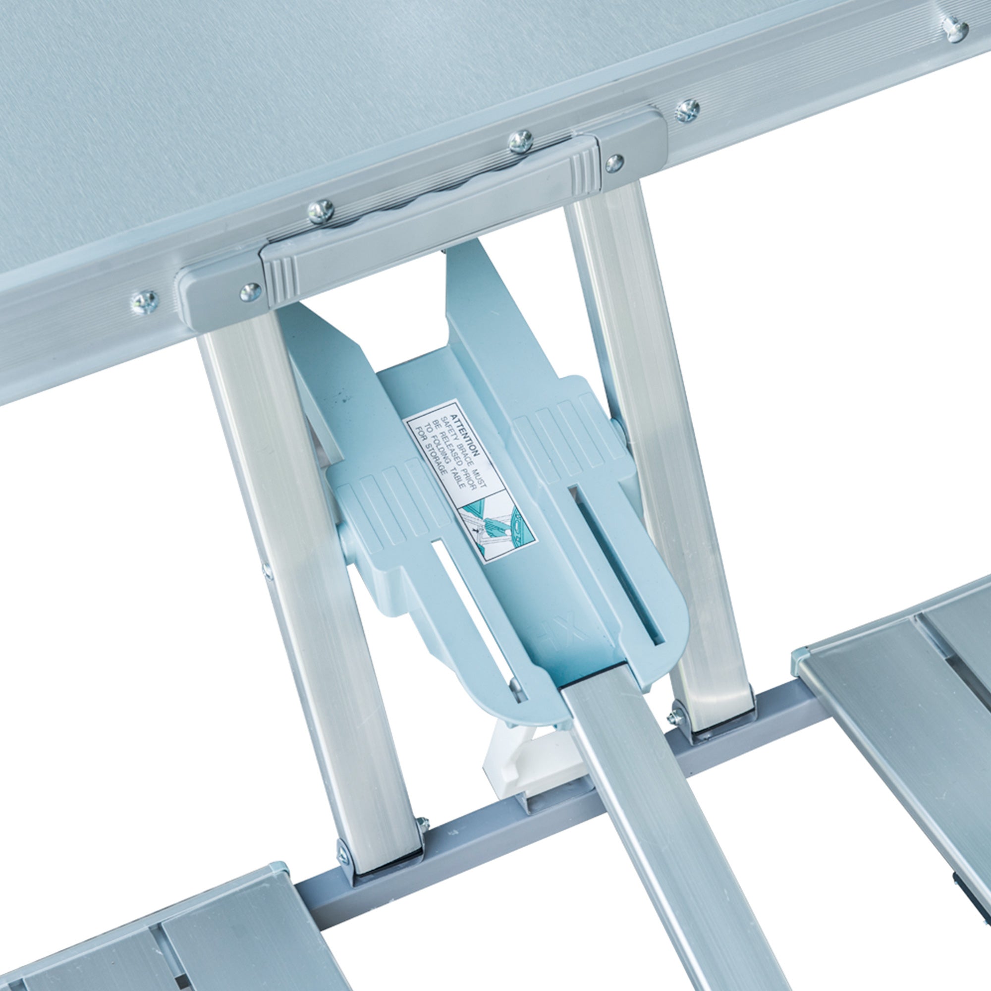 Outsunny Aluminum Portable Picnic Table Chair Set 