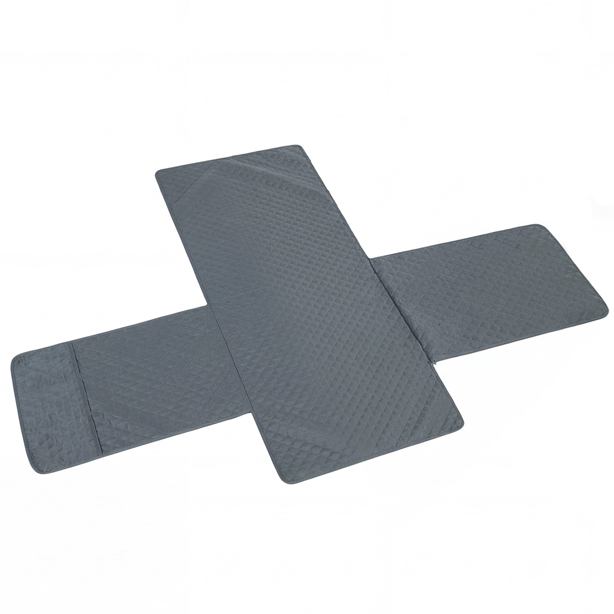 PawHut Waterproof Sofa Cover, Soft Couch Cover for Dogs Cats Pets, Non Slip Sofa Slipcoevr with Elastic Straps 