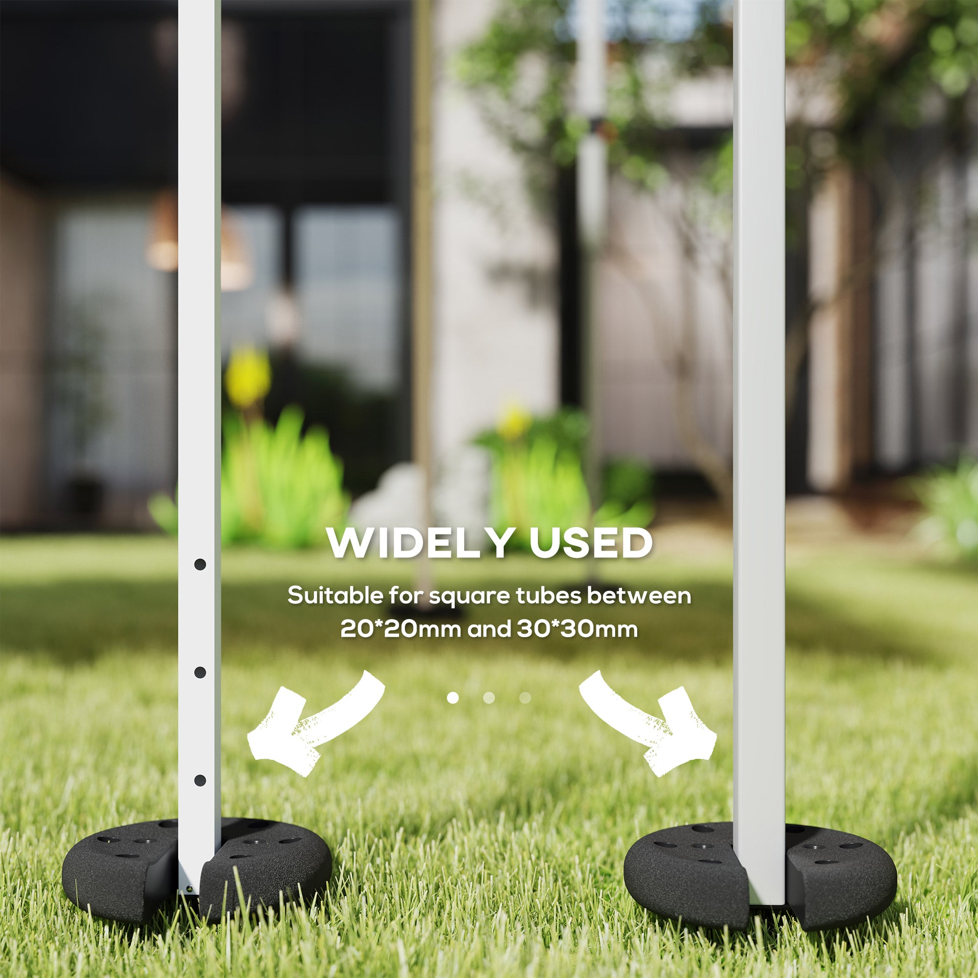 Outsunny Set of 4 PCs Gazebo Sand Weight Bag Bags Leg Weights Marquee Party Tent Canopy 8.8KG 
