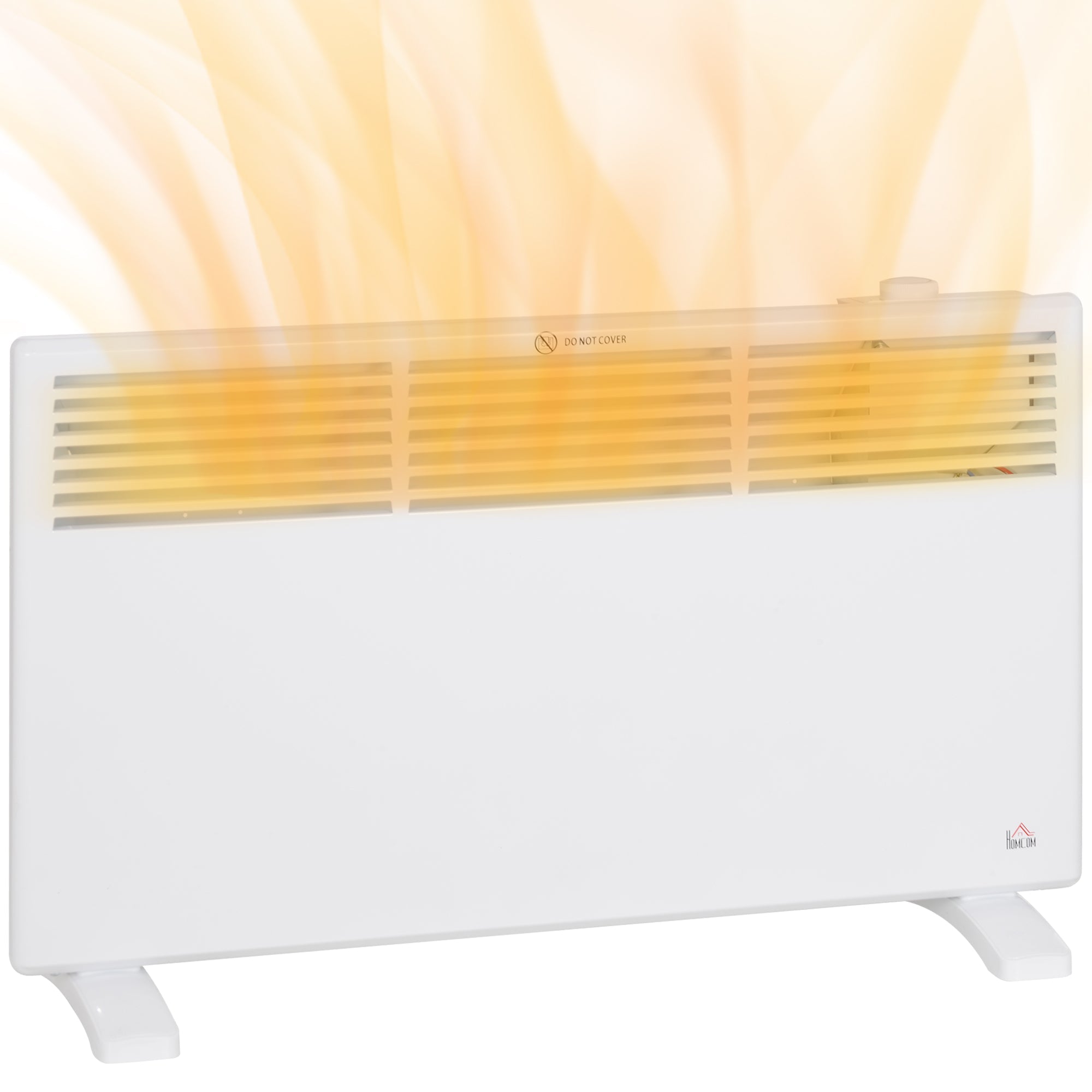 HOMCOM 1500W Convector Heater - White 