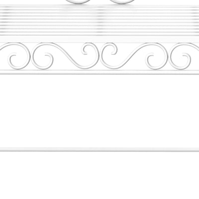 Outsunny Heavy-Duty Garden Bench-White 