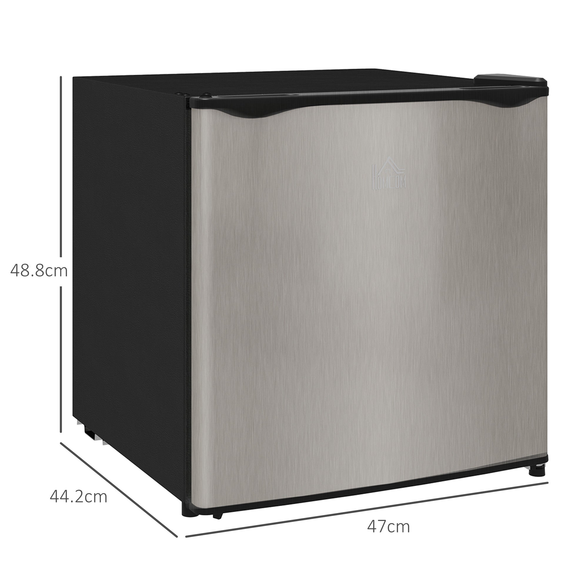 HOMCOM 35L Mini Freezer, -24℃ to -14℃ Temperature - Silver Tone 