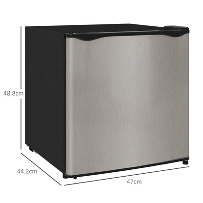 HOMCOM 35L Mini Freezer, -24℃ to -14℃ Temperature - Silver Tone 