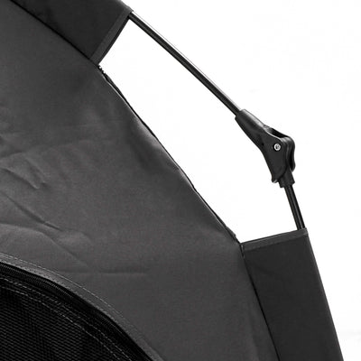 PawHut Foldable Dog Cat Tent with Water-Resistant Oxford, Carry Bag for Extra Large Dog, Charcoal Grey 