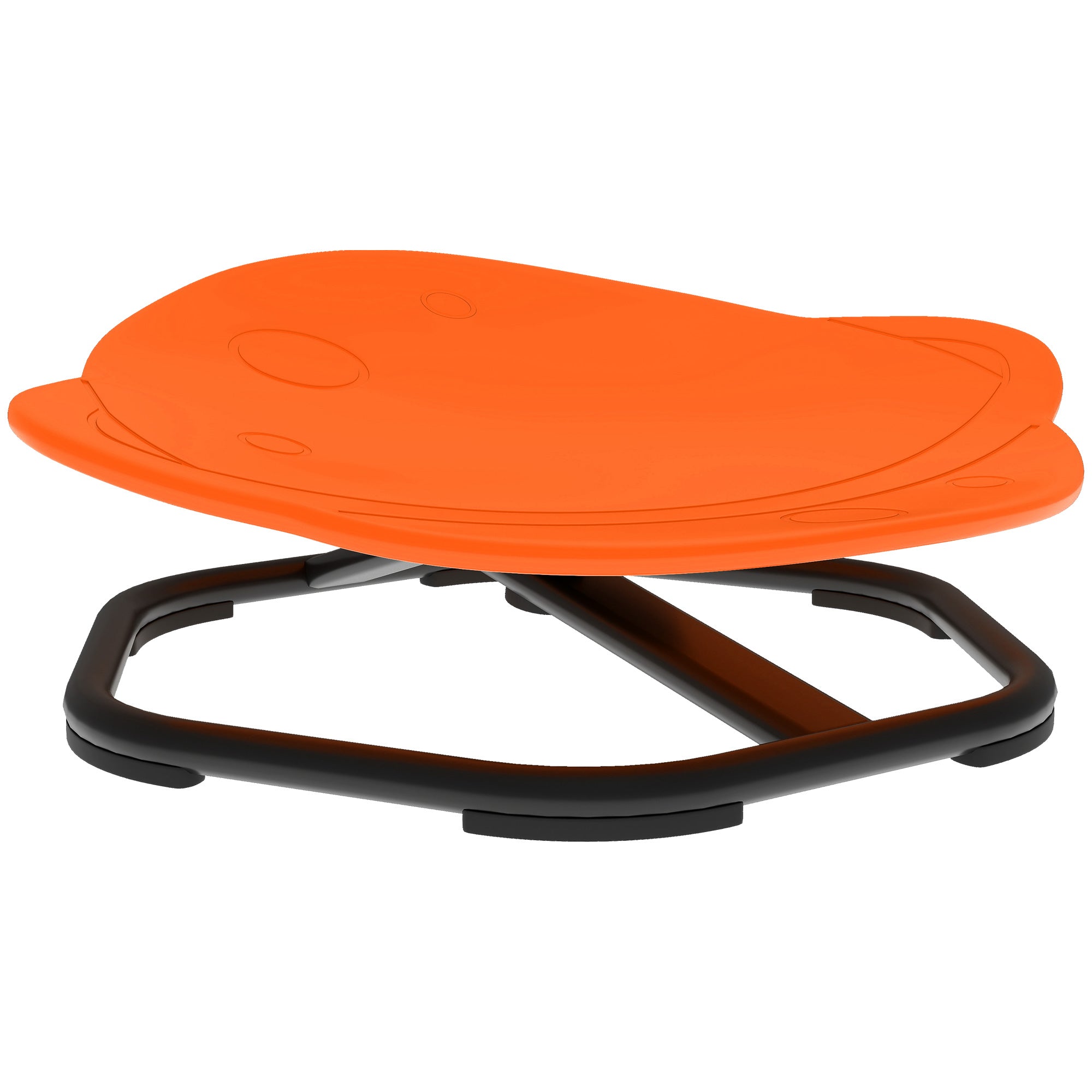 AIYAPLAY Planet-Shaped-kids Swivel Chair, Sensory Spinning Chair for Balance, Coordination Training, Orange