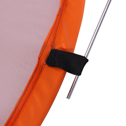 Outsunny Fibreglass Frame 2 Person Pop-Up Lightweight Camping Tent Orange 