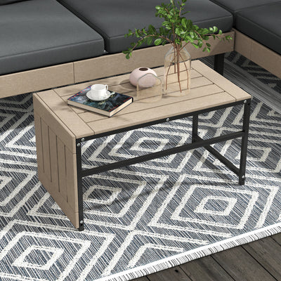 Outsunny Three-Piece 'L' Garden Sofa Set - Grey 