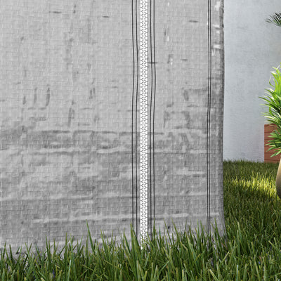 Outsunny 2 x 2m Garden Fabric Storage Tent - Grey 