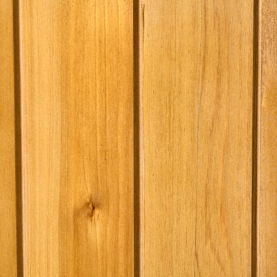 Outsunny 139 x 75 Fir Wood Garden Shed, with Asphalt Roof - Natural 