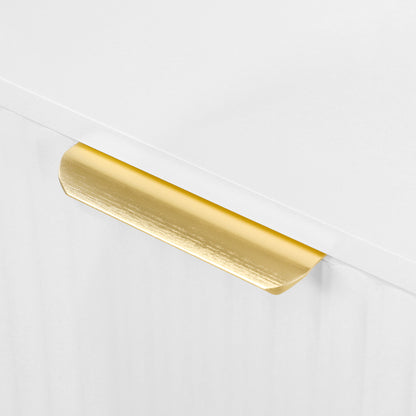 HOMCOM Adjustable Shelf Sideboard - White 