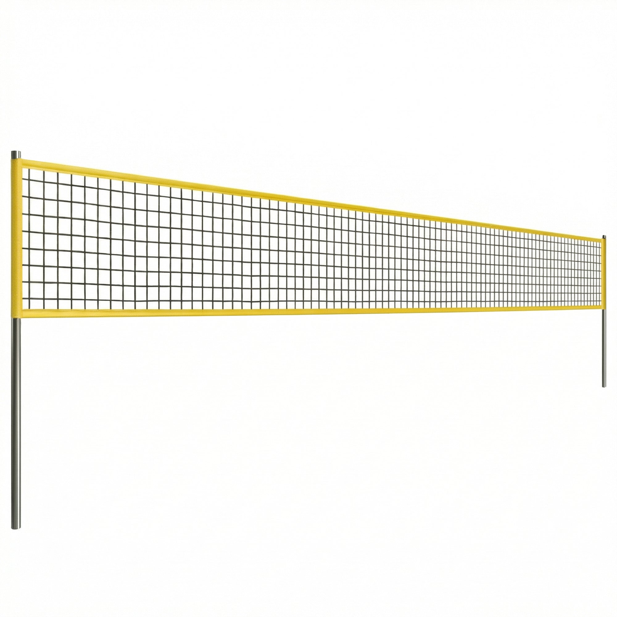 SPORTNOW Portable Volleyball Net Set with Adjustable Height Steel Poles, Volleyball, Boundary Line and Carrying Bag for Beach 