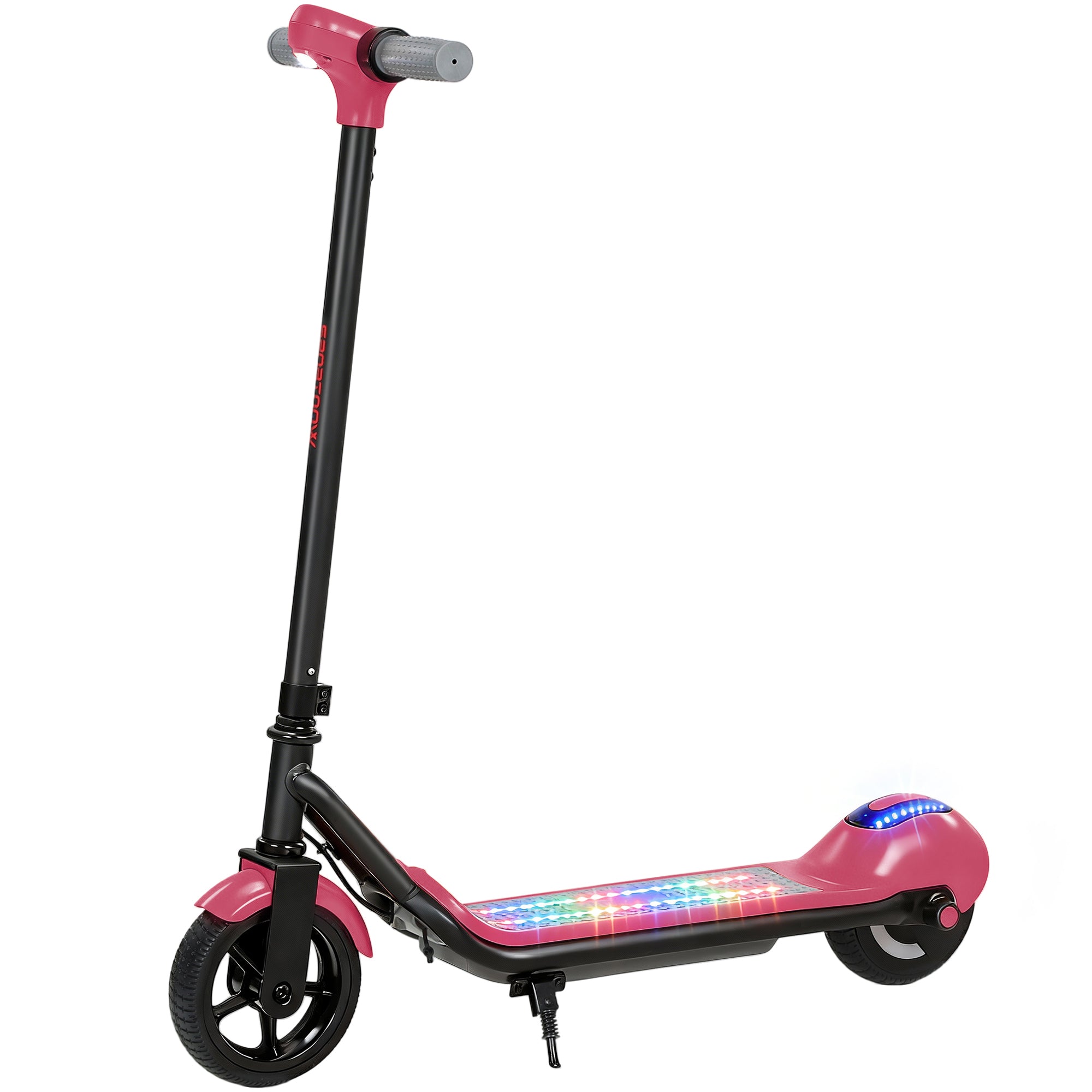 SPORTNOW Electric Scooter for Kids, with LED Display, Pink 