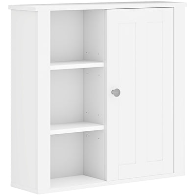 HOMCOM Clean and Simple Bathroom Storage Cabinet - White 