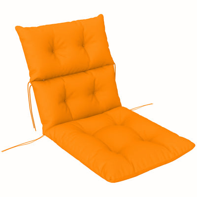 Outsunny 115 x 56cm Rocking Chair Padded Seat Cushion - Orange 