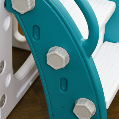 AIYAPLAY 7-in-1 Toddler Slide for Ages 1-3 Years with Basketball Hoop 