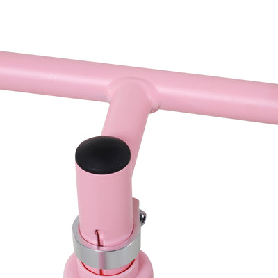 HOMCOM 12" Kids Balance Bike No Pedal Bicycle EVA Tire Adjustable Seat Toddler Training Bike W/ Shock Absorber 2 - 5 Years Gift for Boys Girls Pink 