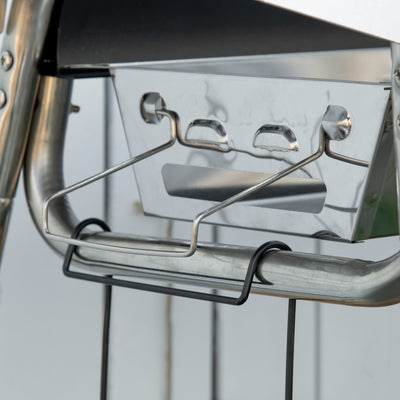 Outsunny Charcoal BBQ Grill - Black 