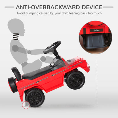 HOMCOM 3 in 1 Kids Ride On Car G350 Licensed Foot To Floor Slider Toddler Push Along NO POWER Red 12-36 months 