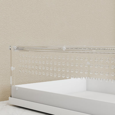 PawHut Acrylic Reptile Terrarium with Top Sliding Door, Vents,  for Snake, Frog, Spider, Gecko, Tarantula, 40 x 30 x 15 cm 