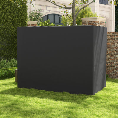 Outsunny 3-Seat Outdoor Garden Swing Chair Protective Cover Water UV Resistant, 240L x 133Wcm, Dark Grey 