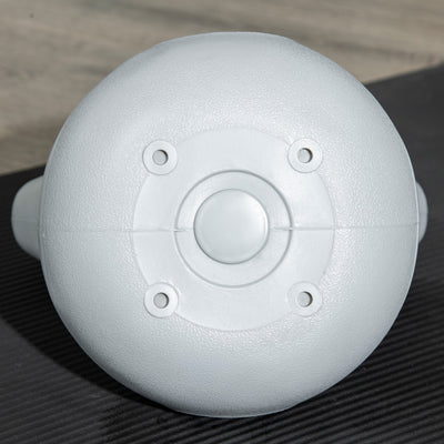 SPORTNOW Kettlebell, 16kg Kettle Bells with Handle for Home Gym Weight Lifting and Strength Training, Green and Grey 