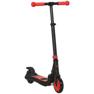 HOMCOM Folding Electric Scooter with Brake, for Ages 6+ Years, 8km/h Maximum Speed, Red 