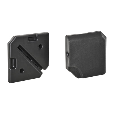 Outsunny Set of 4 Parasol Base Stand Weights for Cantilever Parasols, Water and Sand Filled, Up to 120kg, Black 