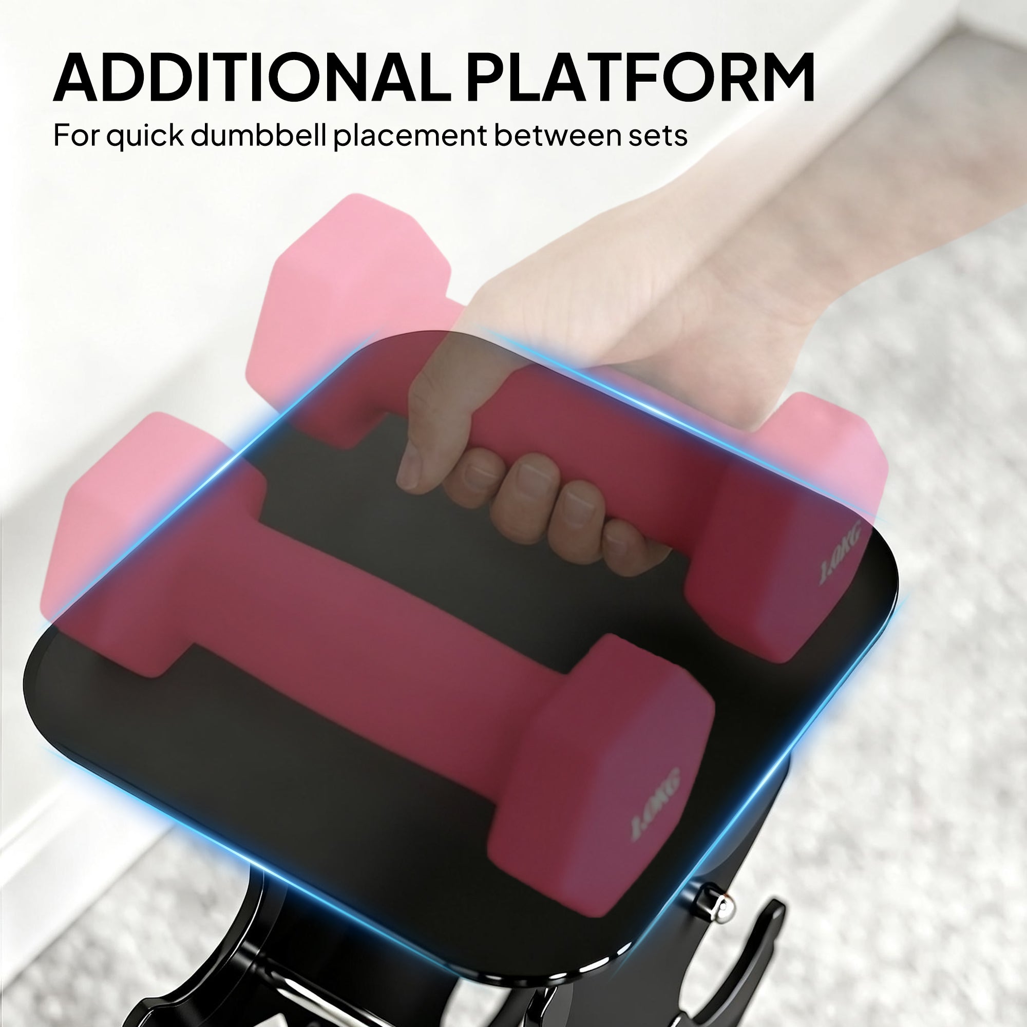 SPORTNOW Hex Dumbbells Set with Dumbbell Rack, Hand Weights for Home Gym Strength Training, 2 x 1kg, 2 x 2kg, 2 x 3kg, 2 x 4kg 