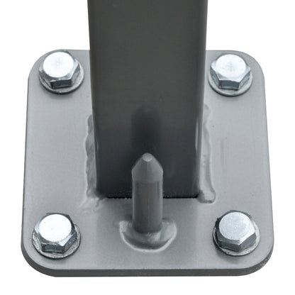 Outsunny 6 x 2m Retractable Sun Side Awning Screen Fence Patio Garden Wall Balcony Screening Panel Outdoor Blind Privacy Divider – Grey 