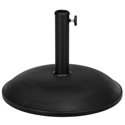 Outsunny Heavy Duty Cement Parasol Base 20kg Round Patio Umbrella Stand Garden Outdoor Shade Holder 