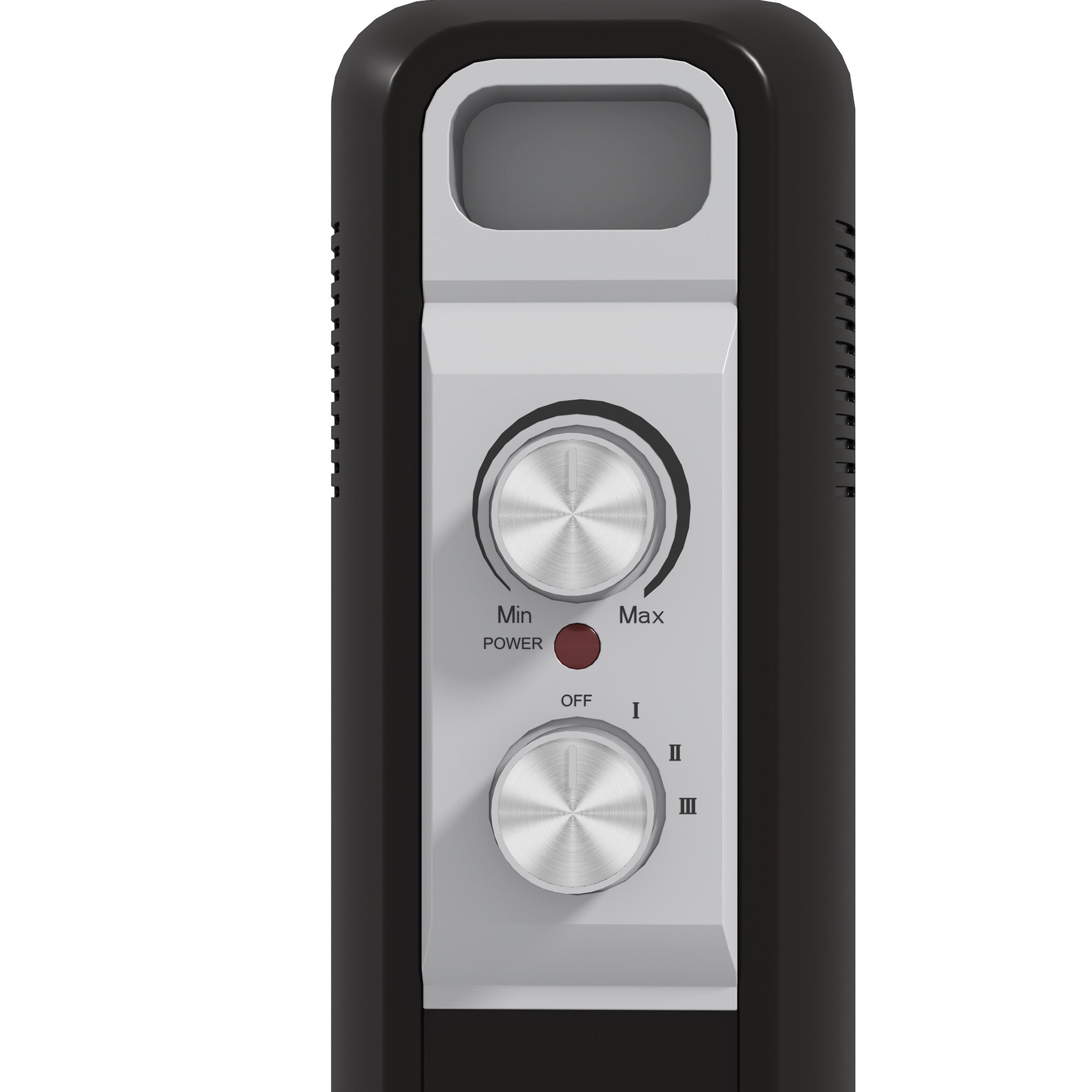 HOMCOM 2kW Nine Fin Oil-Filled Radiator - Black 
