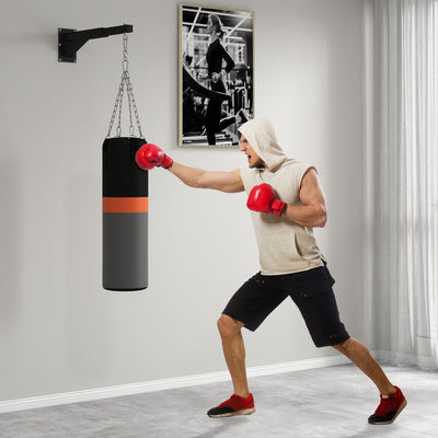 SPORTNOW Punch Bag Wall Bracket, 5-Length Adjustable Boxing Bag Bracket for Kickboxing, Muay Thai, Punching Training 
