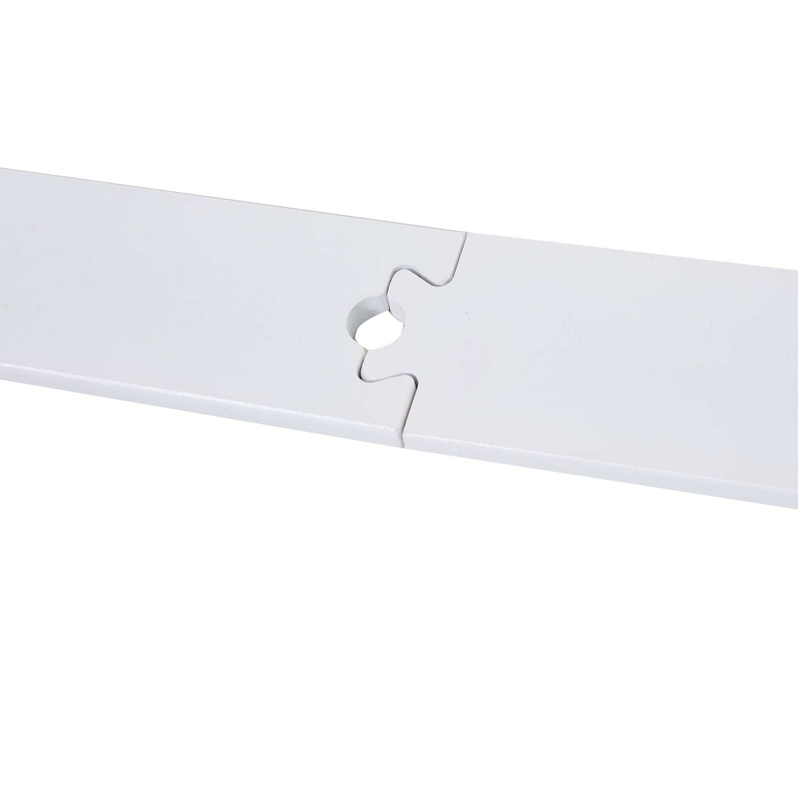 HOMCOM 6FT Rustic Interior Sliding Barn Door Mounting Hardware Kit - White 