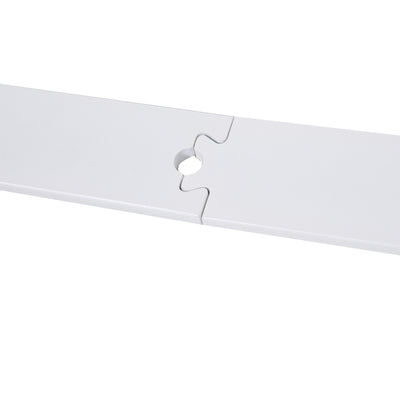 HOMCOM 6FT Rustic Interior Sliding Barn Door Mounting Hardware Kit - White 