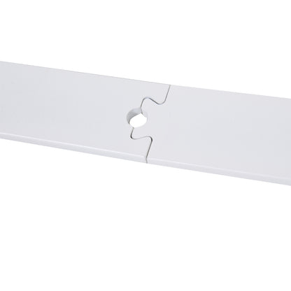 HOMCOM 6FT Rustic Interior Sliding Barn Door Mounting Hardware Kit - White 