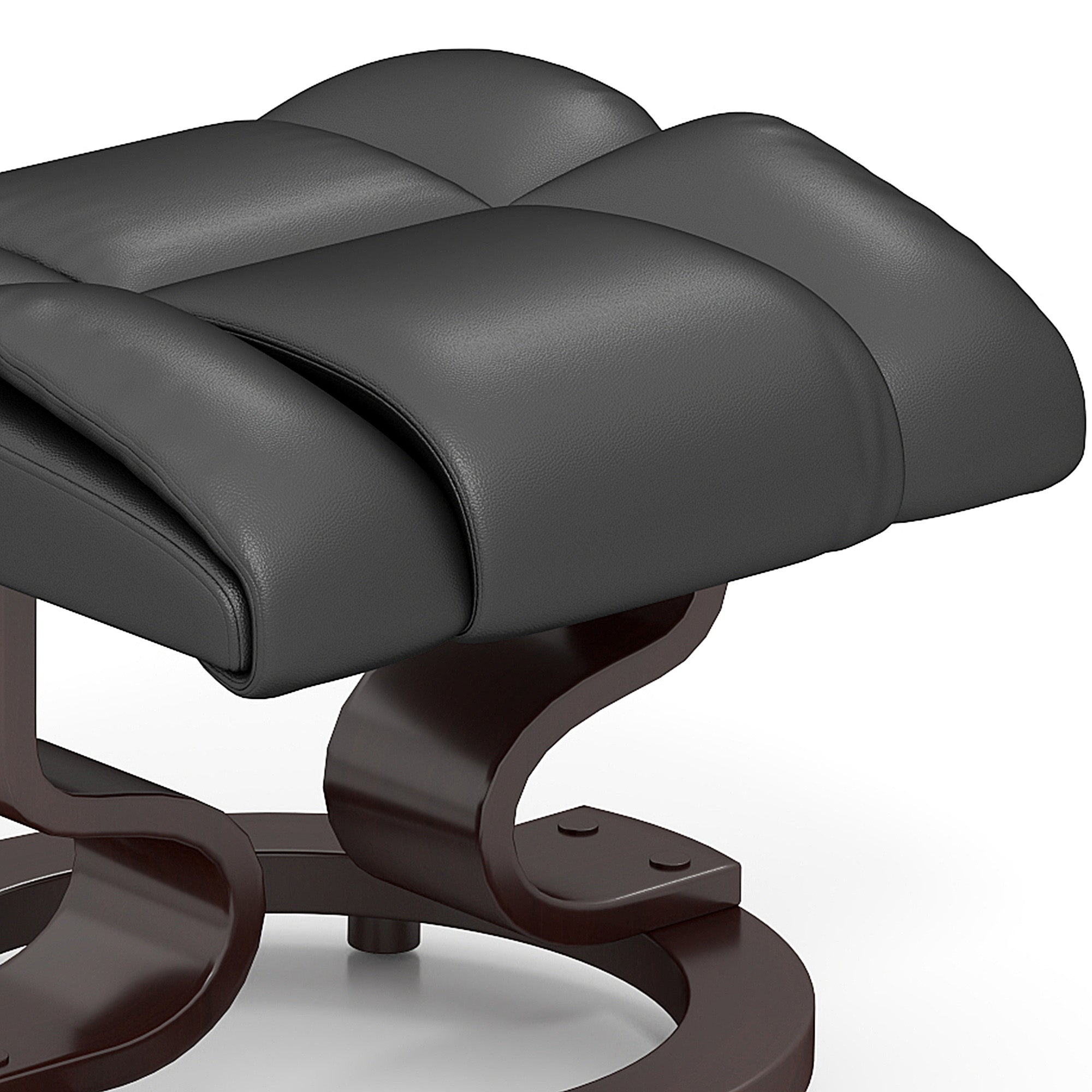 HOMCOM Massage Recliner Chair with Footstool, Upholstered Reclining Armchair with Adjustable Backrest, Steel Frame and Wood Base, Swivel Chair for Living Room, Bedroom, Black 