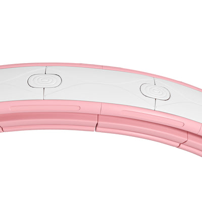 SPORTNOW Smart Weighted Hula Hoop, Massage Hula Ring with 16 Detachable Knots, 360\'c2\'b0 Auto-Rotating Ball and Digital Counter 