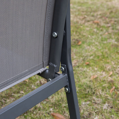 Outsunny Four-Piece Minimal Garden Patio Set - Grey 