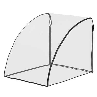 HOMCOM Baby Bike Trailer Cover, Anti Dust Rain Snow, Cold Wind, 76 x 61 x 61 cm 