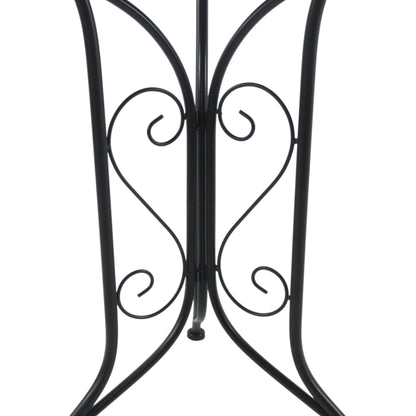 Outsunny 3 PCs Garden Mosaic Bistro Set Outdoor Patio 2 Folding Chairs & 1 Round Table  Outdoor Furniture Vintage 