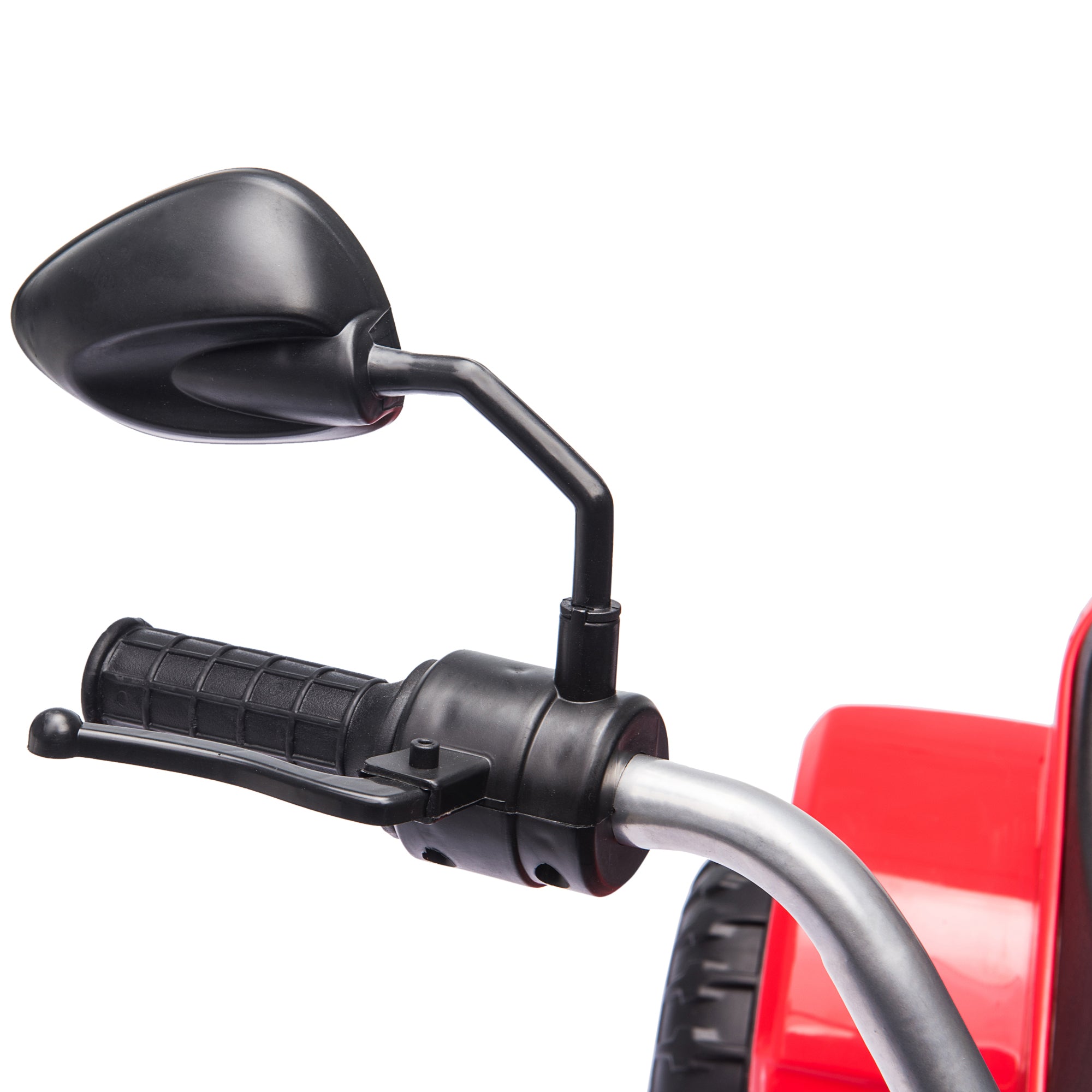 HOMCOM 6V Kids Electric Motorbike 3 Wheels Ride On Toy with Horn Headlights Realistic Sounds for Girl Boy 18 - 36 Months Red 