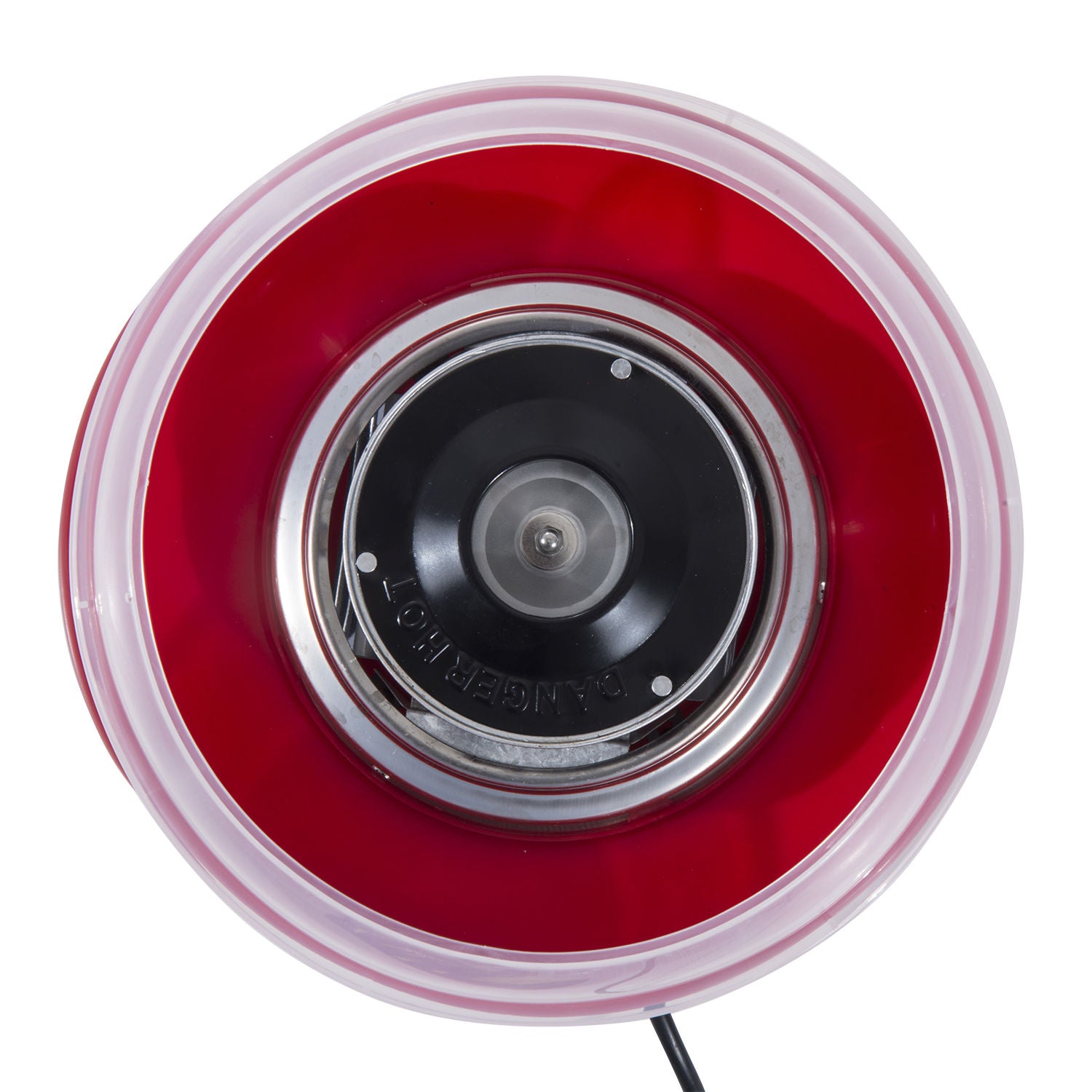 HOMCOM Candy Floss Machine Electric Cotton Candy Maker Gadgetry 450W (Red) 